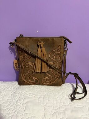 Tony Lama Tassel Crossbody Bag
